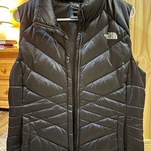 The North Face Black Quilted Vest